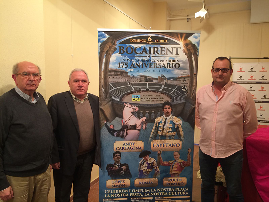 Presentado el festival conmemorativo del 175 aniversario de la plaza de toros de Bocairent