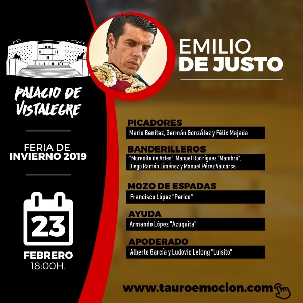 CUADRILLA EMILIO DE JUSTO VISTALEGRE