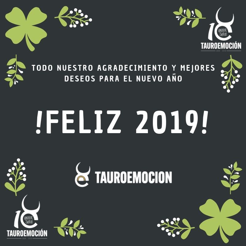 FELICITACIÓN AÑO NUEVO TAUROEMOCIÓN