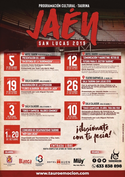 PROGRAMA CULTURAL JAÉN 2019