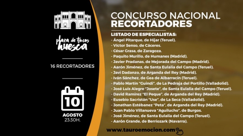 RECORTADORES HUESCA 2019