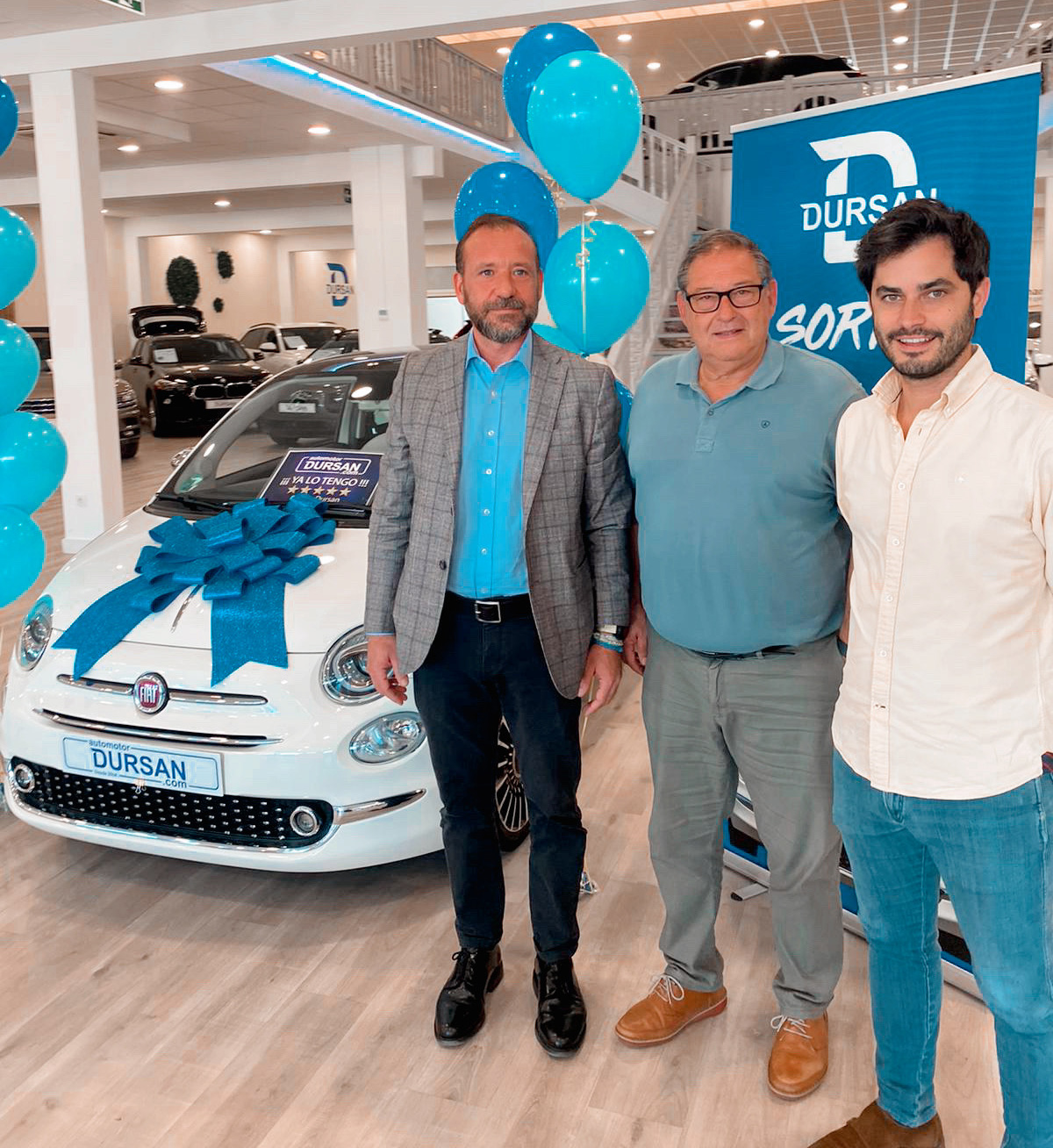 Tauroemoción y Automotor Dursan entregan el coche sorteado entre los abonados de la feria de Valladolid
